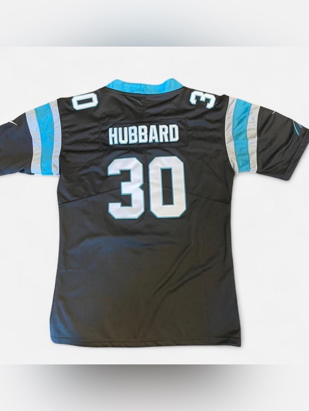 Nike NFL Carolina Panthers Chubba Hubbard black jersey Youth XL #NFL #gridiron